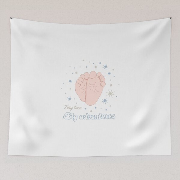 Item preview, Tiny toes, big adventures . designed and sold by projetoo.