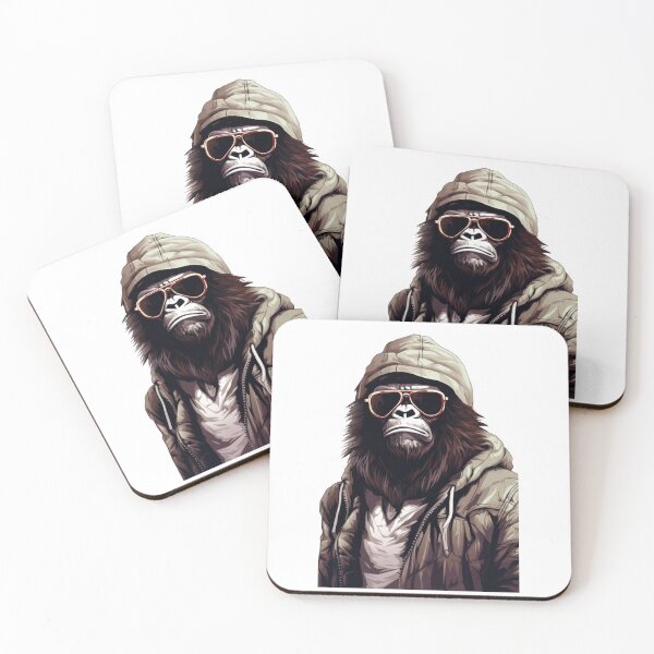 Item preview, Gorilla with parka designed and sold by Toms Tee.