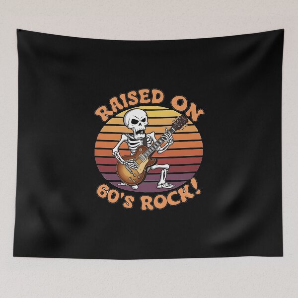 Item preview, raised on 80's rock Faded 1960s Rock Roll For Eighties Rockers Band designed and sold by FurRealStudioCo.