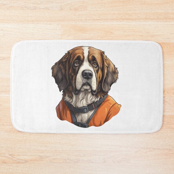 Item preview, Heroic Saint Bernard designed and sold by PrintPulseInk.