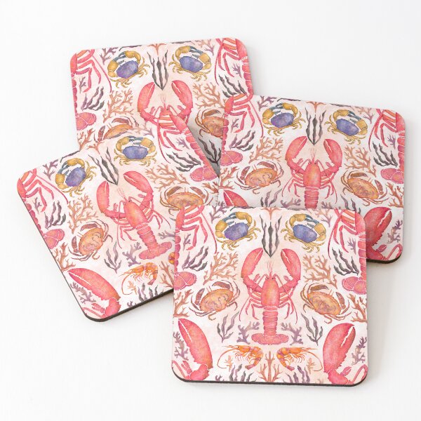 Item preview, Lobsters, crabs and shrimp designed and sold by Gaia Marfurt.
