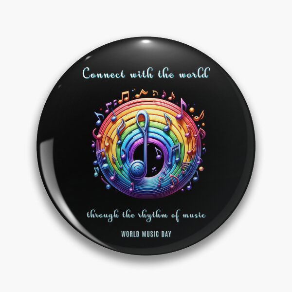 Item preview, Connect with the world through the rhythm of music - World Music Day designed and sold by Pflugart.
