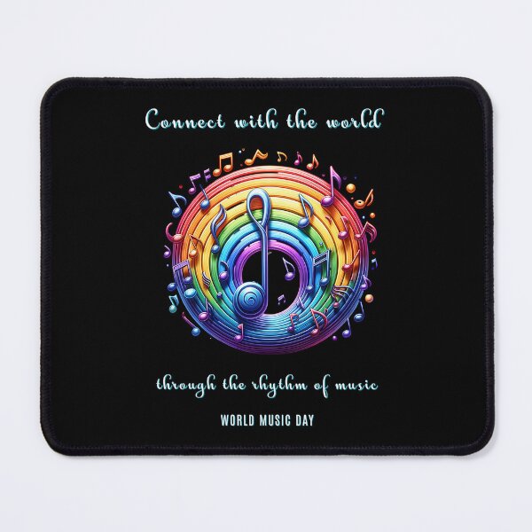 Item preview, Connect with the world through the rhythm of music - World Music Day designed and sold by Pflugart.