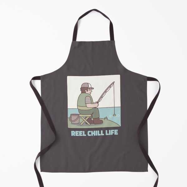 Item preview, Funny Reel Chill Life Fishing Pun designed and sold by rustydoodle.