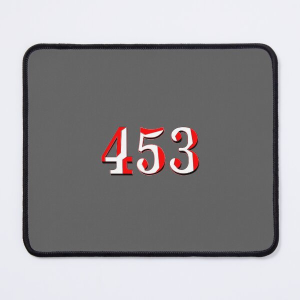 Item preview, number four hundred and fifty-three digit 453 order sequence team member age designed and sold by 4rpixs.