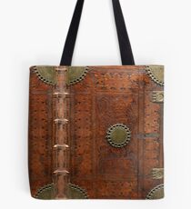 Alter Leder & Messing Buchumschlag, Nürnberg 1477 Tote Bag