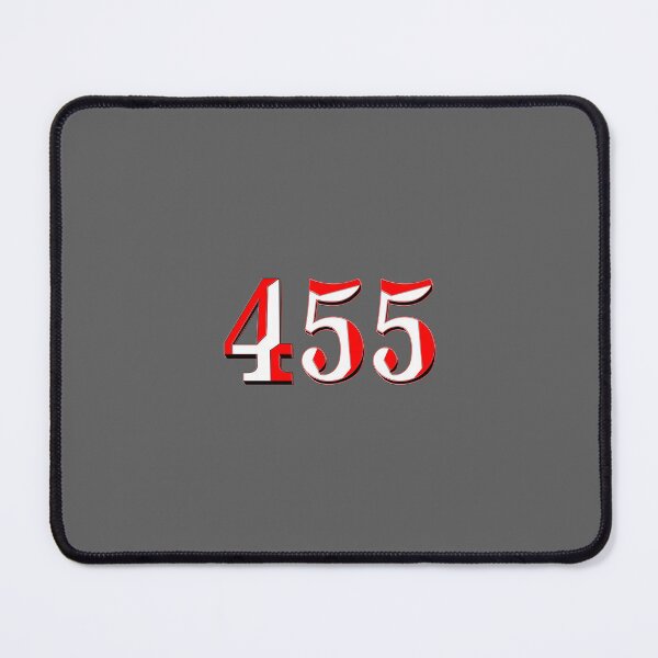 Item preview, number four hundred and fifty-five digit 455 order sequence team member age designed and sold by 4rpixs.