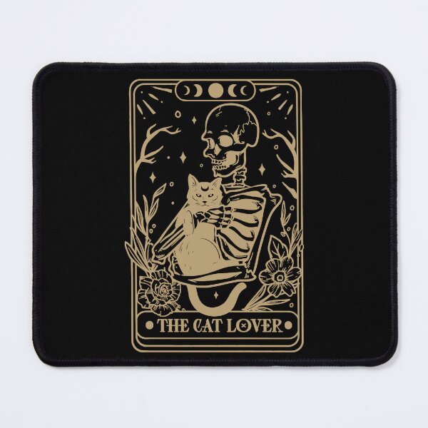Item preview, The Cat Lover Tarot Card Cat Lover Skeleton designed and sold by SebastiMatthiro.