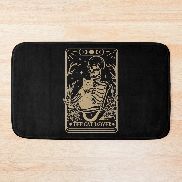 Item preview, The Cat Lover Tarot Card Cat Lover Skeleton designed and sold by SebastiMatthiro.