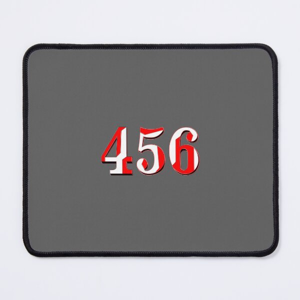 Item preview, number four hundred and fifty-six digit 456 order sequence team member age designed and sold by 4rpixs.