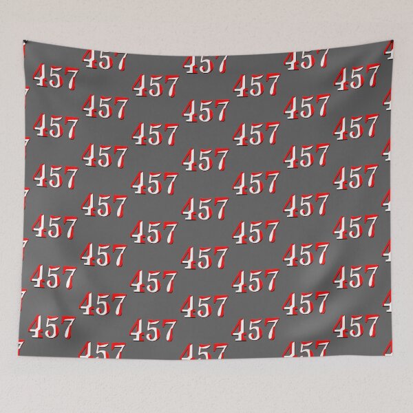 Item preview, number four hundred and fifty-seven digit 457 order sequence team member age designed and sold by 4rpixs.