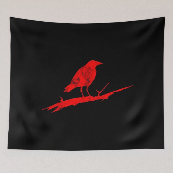 Item preview, Crow on branch designed and sold by LostintheLines.