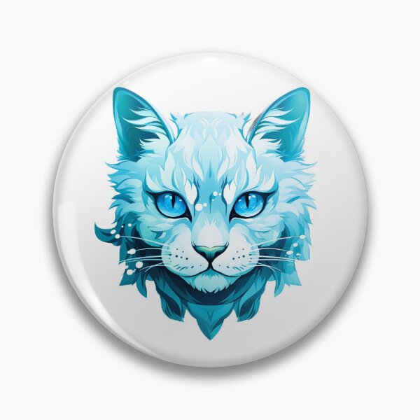 Item preview, Felino azur designed and sold by PrintPulseInk.