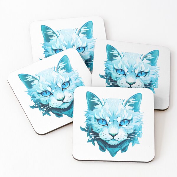 Item preview, Azure Feline designed and sold by PrintPulseInk.