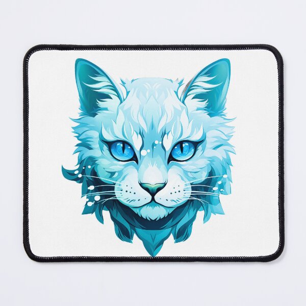 Item preview, Azure Feline designed and sold by PrintPulseInk.