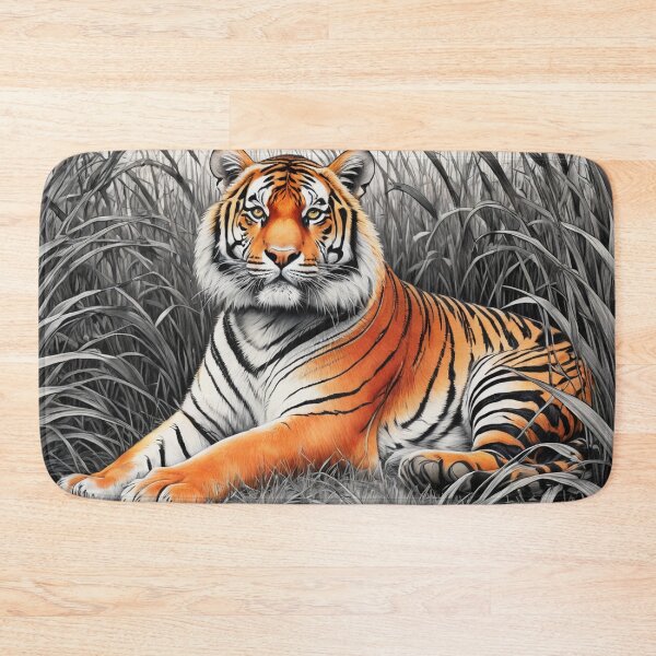 Item preview, Tiger In The Wood designed and sold by PatternTitan.