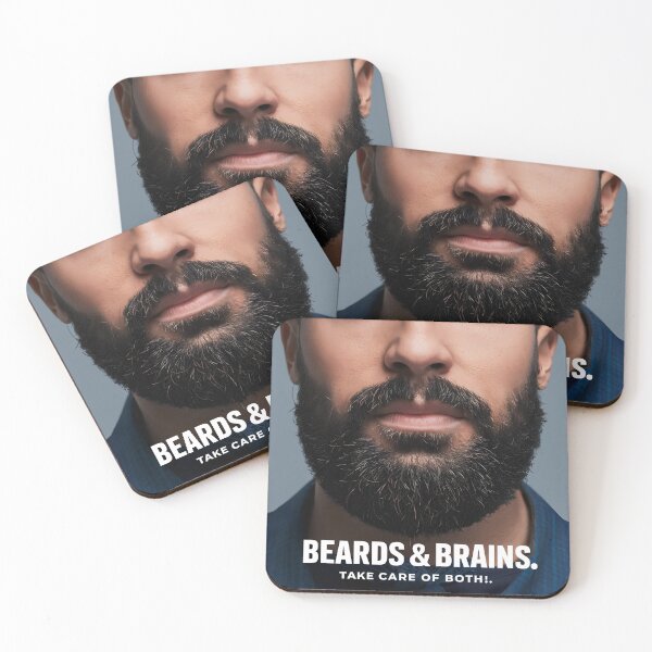 Item preview, Beards & Brains Take Care Of Both designed and sold by Itsheartshop.