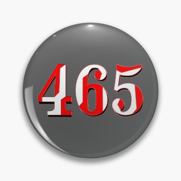 Item preview, number four hundred and sixty-five digit 465 order sequence team member age designed and sold by 4rpixs.