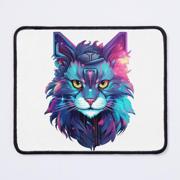 Item preview, Feline Futurism designed and sold by PrintPulseInk.