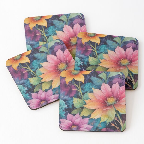 Item preview, Artistic botanical floral and foliage elements print design  designed and sold by Anshu3813.