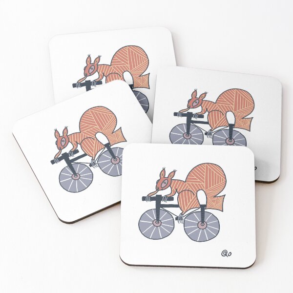 Item preview, Squirrel on a bike designed and sold by dragonanddaisy.