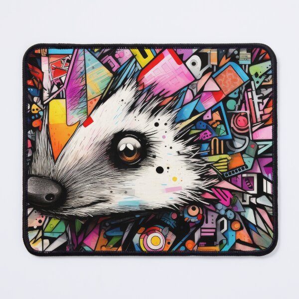 Item preview, Hedgehog abstract wallart graffiti geometry designed and sold by Toms Tee.