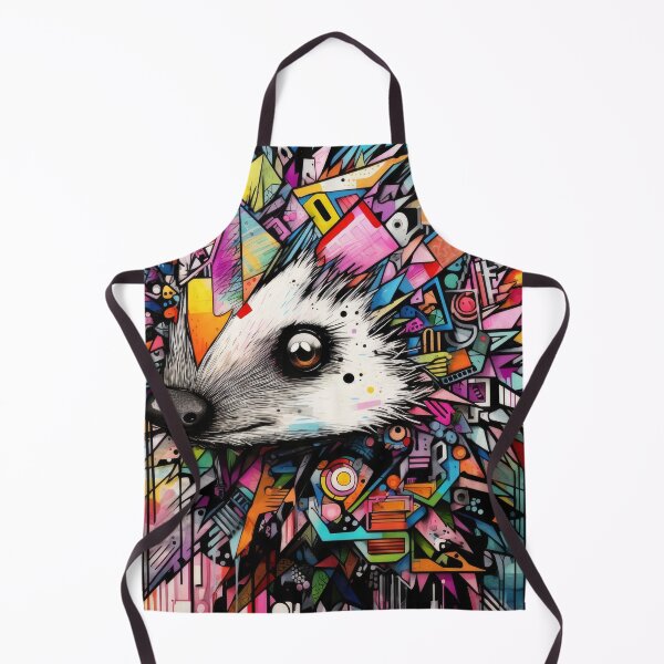 Item preview, Hedgehog abstract wallart graffiti geometry designed and sold by Toms Tee.