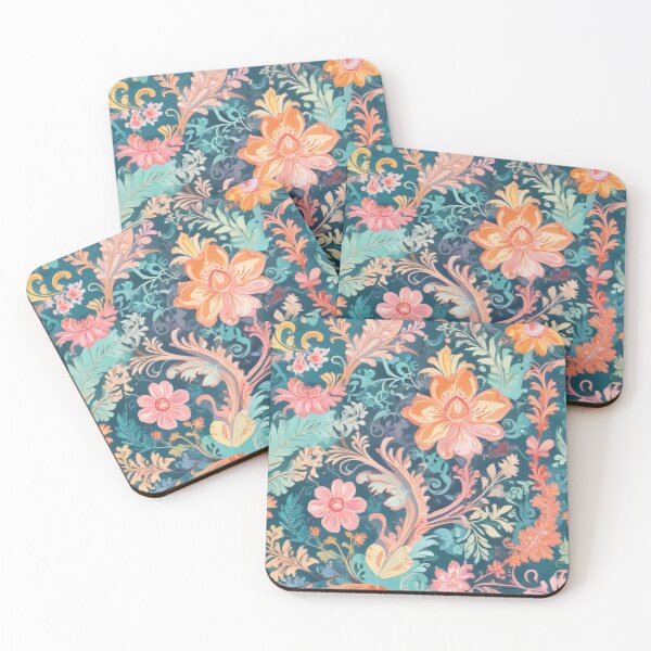 Item preview, Artistic botanical floral and foliage elements print design  designed and sold by Anshu3813.