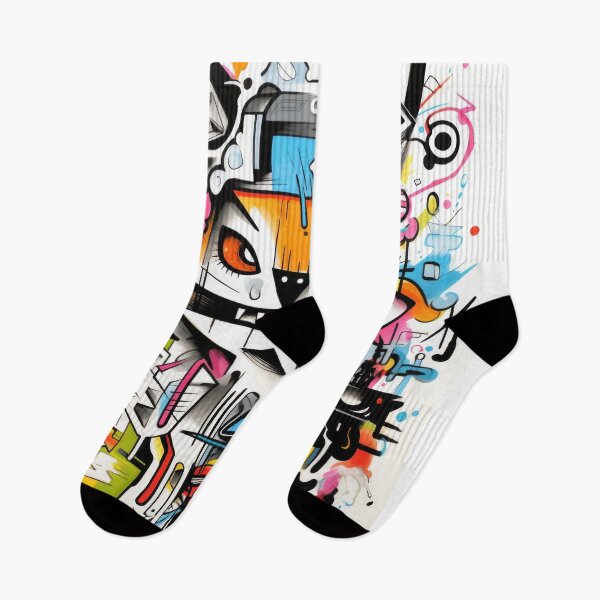Item preview, Fox abstract wallart graffiti geometry designed and sold by Toms Tee.