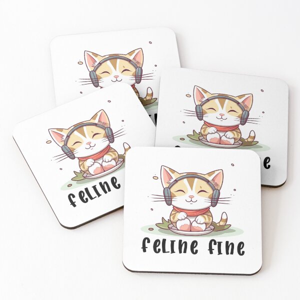 Item preview, feline fine designed and sold by Starlett Designs.