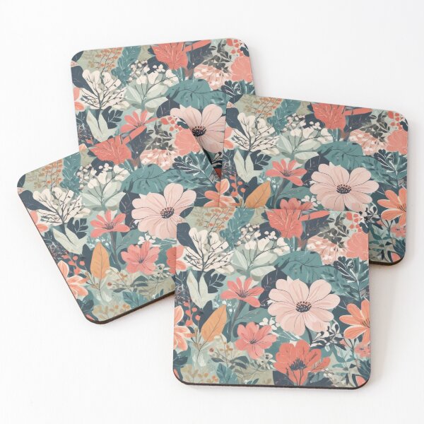Item preview, Artistic botanical floral and foliage elements print design  designed and sold by Anshu3813.