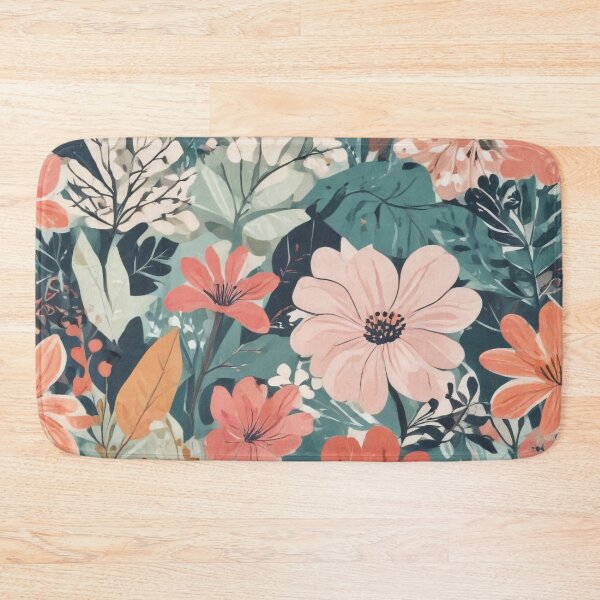 Item preview, Artistic botanical floral and foliage elements print design  designed and sold by Anshu3813.