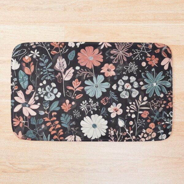 Item preview, Artistic botanical floral and foliage elements print design  designed and sold by Anshu3813.