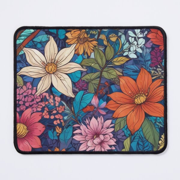 Item preview, Artistic botanical floral and foliage elements print design  designed and sold by Anshu3813.