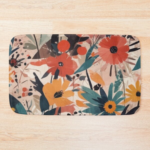 Item preview, Artistic botanical floral and foliage elements print design  designed and sold by Anshu3813.
