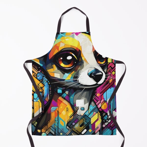 Item preview, Meerkat abstract wallart graffiti geometry colored designed and sold by Toms Tee.