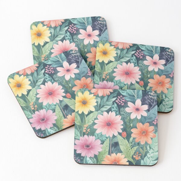 Item preview, Artistic botanical floral and foliage elements print design  designed and sold by Anshu3813.