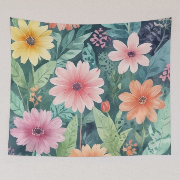 Item preview, Artistic botanical floral and foliage elements print design  designed and sold by Anshu3813.