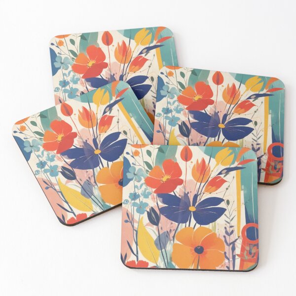 Item preview, Artistic botanical floral and foliage elements print design  designed and sold by Anshu3813.