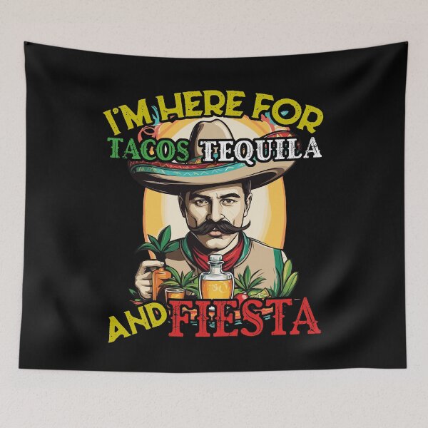 Item preview, Tacos Tequila Fiesta Cinco De Mayo Funny Design designed and sold by LuminOrb.
