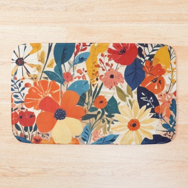 Item preview, Artistic botanical floral and foliage elements print design  designed and sold by Anshu3813.