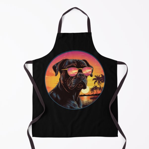 Item preview, Black Boxer Dog Sunset designed and sold by AussieWonders.