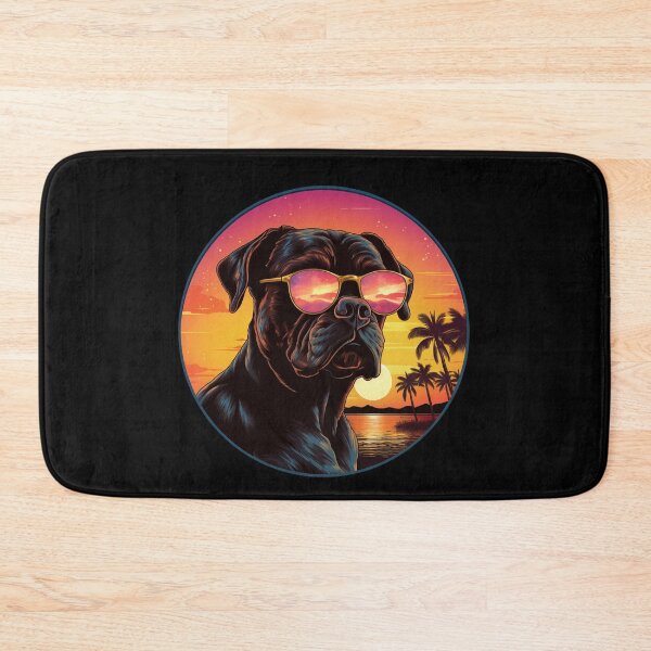 Item preview, Black Boxer Dog Sunset designed and sold by AussieWonders.