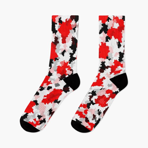 Item preview, Red Black White Abstract Design designed and sold by PatternTitan.
