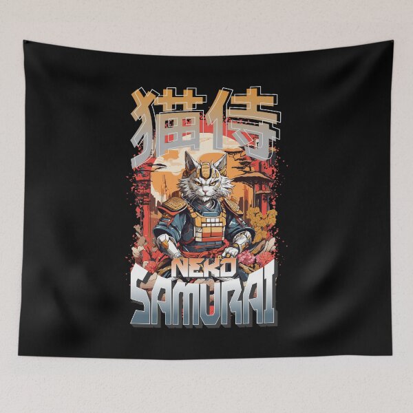 Item preview, Japanese Art Samurai Neko designed and sold by MarcusGreg.