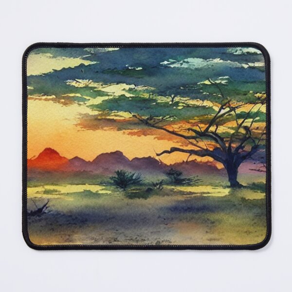 Item preview, The beauty of Africa in watercolor designed and sold by Yzakreativ.