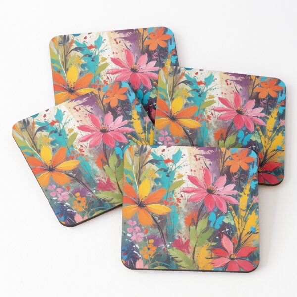 Item preview, Artistic botanical floral and foliage elements print design  designed and sold by Anshu3813.