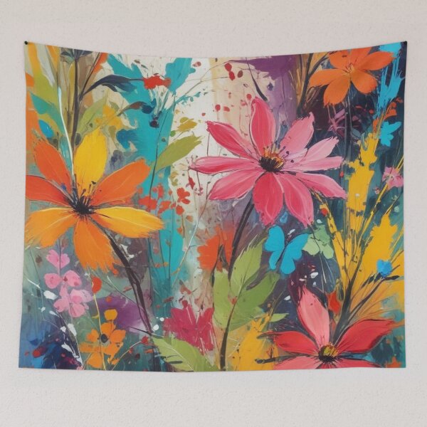 Item preview, Artistic botanical floral and foliage elements print design  designed and sold by Anshu3813.