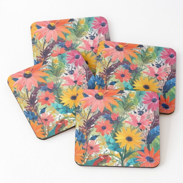 Item preview, Artistic botanical floral and foliage elements print design  designed and sold by Anshu3813.