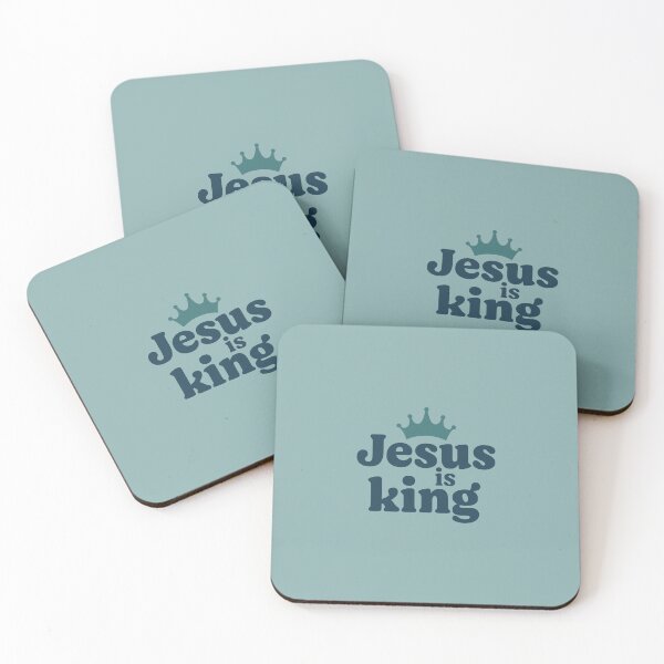 Item preview, Jesus is King | Christian Quotes | Christian Collection designed and sold by Blessed Be Your Name.